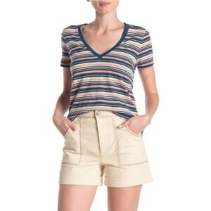 Madewell Whisper Cotton V-Neck Tee, sz M